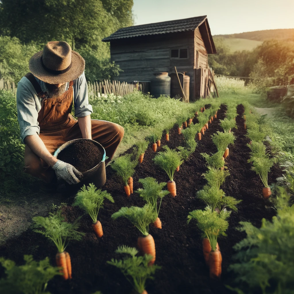 organic fertilizer for carrots