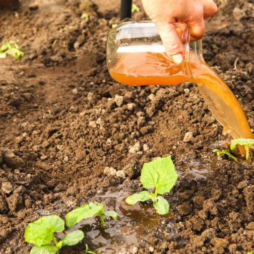 How to Transplant Seedlings Using Organic Liquid Fertilizer?