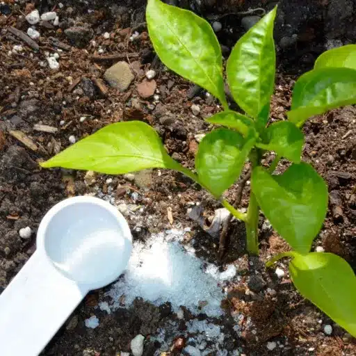 adding epsom salt to pepper plants