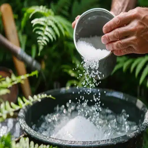 epsom salt for fern plants
